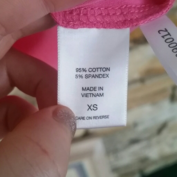 New York & Company Pink Off-Shoulder Top - Picture 5 of 6